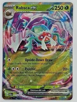 Pokemon TCG - 025/182 Rabsca ex Destined Rivals Double Rare - Image 1