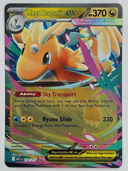 Pokemon TCG - 152/217 Mega Dragonite ex Ascended Heroes Ultra Rare - Image 1