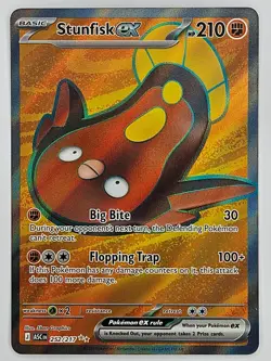Pokemon TCG - 252/217 Stunfisk ex Ascended Heroes Ultra Rare - Image 1