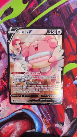 Blissey V - TG22/TG30 - Ultra Rare - Silver Tempest Trainer Gallery Pokemon NM - Image 1