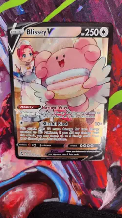 Blissey V - TG22/TG30 - Ultra Rare - Silver Tempest Trainer Gallery Pokemon NM - Image 2