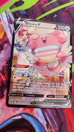 Blissey V - TG22/TG30 - Ultra Rare - Silver Tempest Trainer Gallery Pokemon NM - Image 4