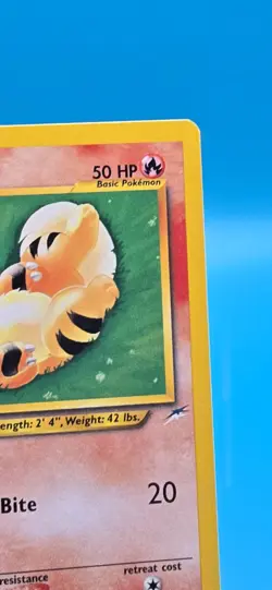 Growlithe 68/105 Neo Destiny 1st Edition Basic Common 50 HP Pokemon 2000 - Image 3