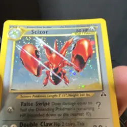 Pokemon Scizor Neo Discovery 10/75 80 HP Stage 1 Holo Rare Unlimited 2001 EN - Image 5