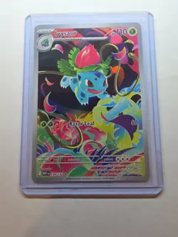 Ivysaur 134/132 Pokemon TCG Mega Evolution Illustration Rare NM - Image 3