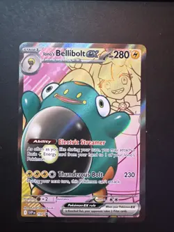 Ionos Bellibolt Ex Black Star Promo 194 Pokemon Journey Together Full Art - Image 1