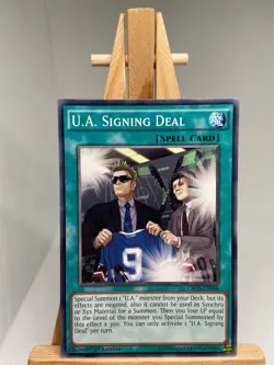 U.A. Signing Deal - 1st Edition CROS-EN088 - NM - YuGiOh - Image 1