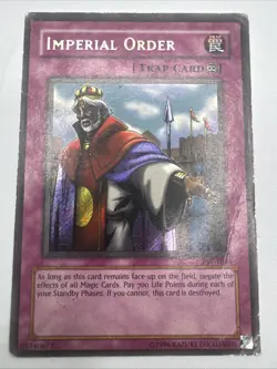 Yugioh! HP Imperial Order - PSV-104 - Secret Rare - Unlimited Edition Heavily Pl - Image 1