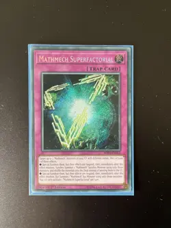 Mathmech Superfactorial MYFI-EN012 Yu-Gi-Oh! Card Secret Rare 1st Edition - Image 1