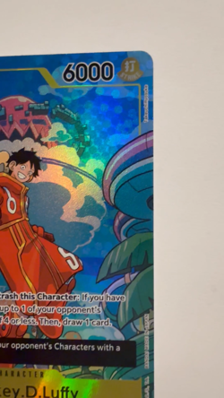 Monkey D Luffy OP07-109 TR Treasure Rare Two Legends OP08 Egghead NM One Piece - Image 2