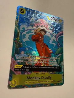 Monkey D Luffy OP07-109 TR Treasure Rare Two Legends OP08 Egghead NM One Piece - Image 3