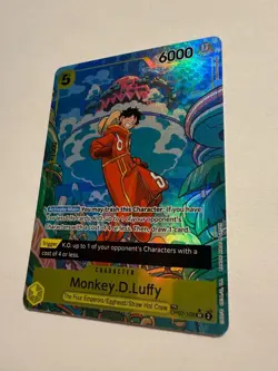 Monkey D Luffy OP07-109 TR Treasure Rare Two Legends OP08 Egghead NM One Piece - Image 4