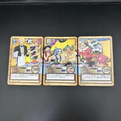 Luffy Pirates 2001 C517 C518 C519 Christmas One Piece Carddass Hyper Battle JP - Image 2