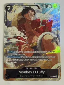 Monkey.D.Luffy ( Best Selection Vol. 3-) P-075 One Piece TCG Promotion Cards ENG - Image 1