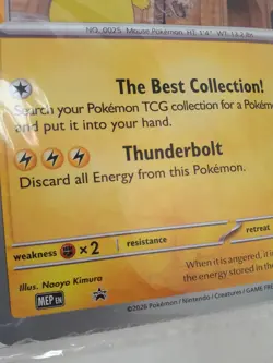 Pokemon Jumbo Card TCG Pikachu At The Museum Sealed Natural History Museum - Image 5