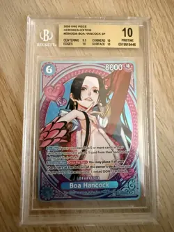 Bandai One Piece Heroines Edition Boa Hancock EB03-026 SP BGS 10 Graded Card - Image 1