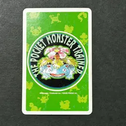 S6160 Geodude 2 of Clubs Green Venusaur Deck Playing Poker Card Pokemon A17 - Image 2
