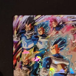 Bandai Dragon Ball Super Dragon Ball Heroes BM2 Vegeta SEC Foil Card - Image 2