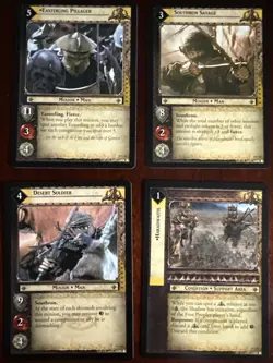 Lord of the Rings TCG 24 Card Lot Southron/Easterling - Image 2