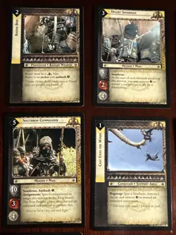 Lord of the Rings TCG 24 Card Lot Southron/Easterling - Image 3