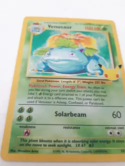 Pokemon Venusaur Celebrations Card 25th Anniversary Holo TCG 15/102 - Image 4