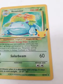 Pokemon Venusaur Celebrations Card 25th Anniversary Holo TCG 15/102 - Image 5