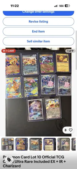 Pokemon Card Lot Official TCG Cards Ultra Rare Included 2 combined listings - Image 1