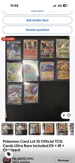 Pokemon Card Lot Official TCG Cards Ultra Rare Included 2 combined listings - Image 2