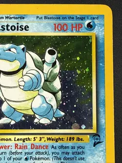 1999 Pokemon Blastoise Holo Rare 002/130 Base Set 2 WOTC Vintage Card - Image 3