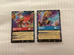 3 Sets Of Lorcana 2026 EPCOT Rapunzel & Donald Duck Promo Cards Festival Arts - Image 2