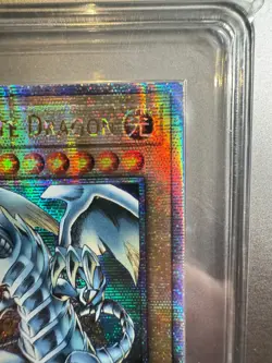 PCG 9 2023 YU-GI-OH! LC Blue-Eyes White Dragon EN004 Quarter Cen Card - Image 3