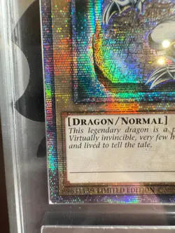 PCG 9 2023 YU-GI-OH! LC Blue-Eyes White Dragon EN004 Quarter Cen Card - Image 4