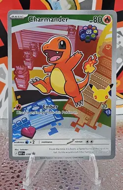 Pokemon Charmander First Partner Collection MP Stamped Holo 038 80 HP Card 2026 - Image 1