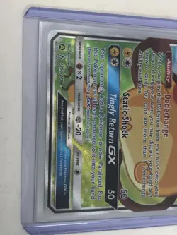 Dedenne GX 195a 214 Full Art Pokemon Card In Card Protector Colectable - Image 4