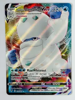 Galarian Darmanitan VMAX 037/185 Vivid Voltage Ultra Rare Pokemon TCG Card NM - Image 1