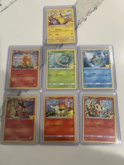 2021 Pokemon cards McDonalds 25th Anniversary Lot Holos & Base Mint Pikachu - Image 1
