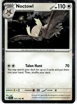Noctowl - 127 (Cosmos Holo) Promo SV: Scarlet & Violet Promo Cards 127/162 LP - Image 1