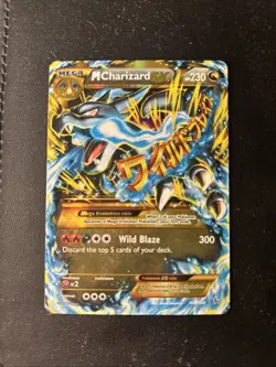 M Charizard EX (X) 108/106 Secret Rare Holo XY Flashfire Pokemon Card - Image 1