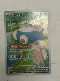Snorlax SVP051 Holo Promo Pokemon Card 2023 HP150 #live - Image 1