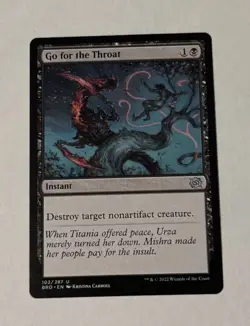 MTG Go For The Throat - The Brothers’ War LP - Image 1