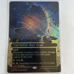 MTG Edge of Eternities - Contested War Zone(Foil) - Rare 0008 NM - Image 1
