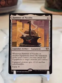 MTG Hammer of Nazahn Commander Masters Regular NM - Image 1