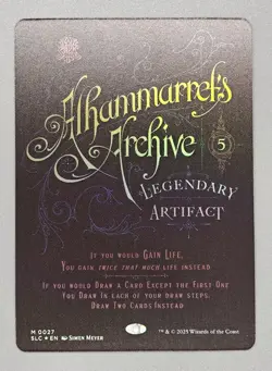 MTG Secret Lair Encyclopedia of Magic 0027 Alhammarrets Archive Foil - Image 1