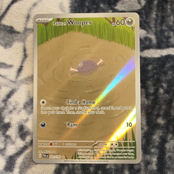 Pokemon TCG Paldean Wooper PALD 221/193 Foil Rare Basic 60 HP English - Image 1