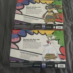 Pokemon Ascended Heroes Premium Poster Collection Mega Lucario/Gardevoir Bundle! - Image 2