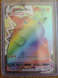 Pokemon TCG Pikachu VMAX Vivid Voltage 188/185 Holo Secret Rare - Image 1