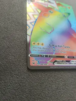 Pokemon TCG Pikachu VMAX Vivid Voltage 188/185 Holo Secret Rare - Image 2