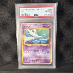 2000 POKEMON JAPANESE NEO 3 PROMO PROMO #249 LUGIA PSA 10 gem mint - Image 1