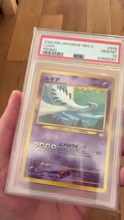 2000 POKEMON JAPANESE NEO 3 PROMO PROMO #249 LUGIA PSA 10 gem mint - Image 2