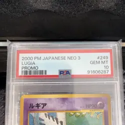 2000 POKEMON JAPANESE NEO 3 PROMO PROMO #249 LUGIA PSA 10 gem mint - Image 4